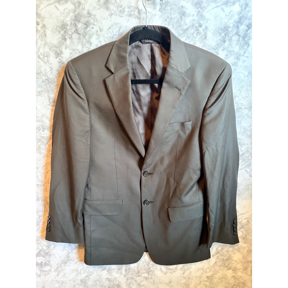 JOS. A. BANK Classic Collection Wool Tailored Fit Blazer Suit Jacket 36S Green
